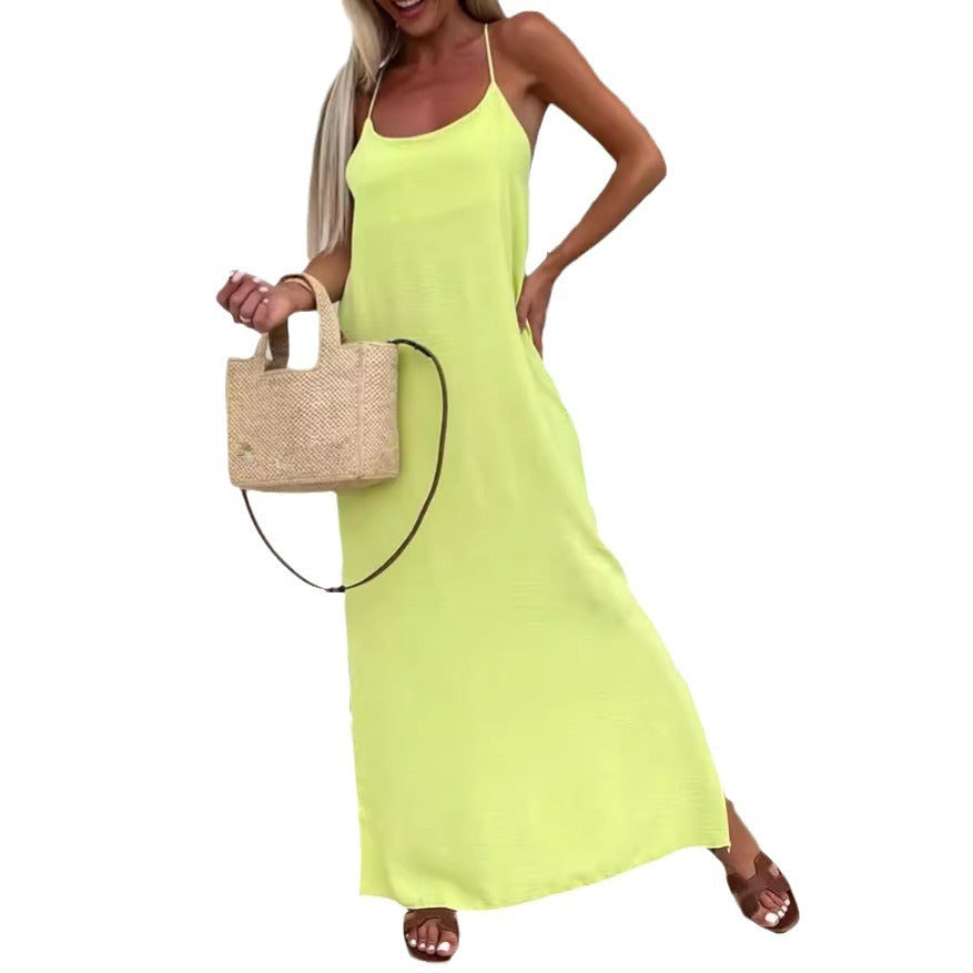 Loose Suspenders Plus Size Holiday Dress Women