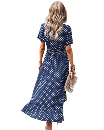 Fashion Vacation Polka Dot Swing Dress